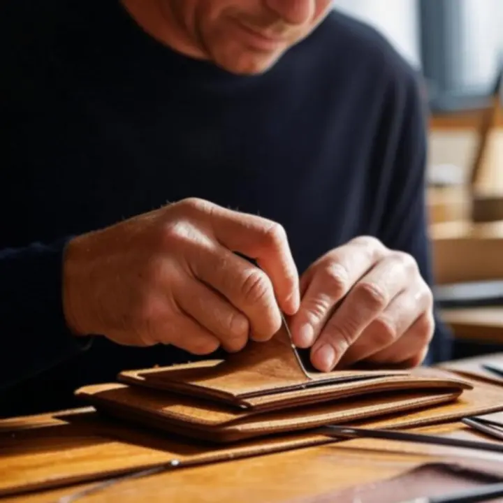 Zbliżenie na detale wykonania wysokiej jakości akcesoriów